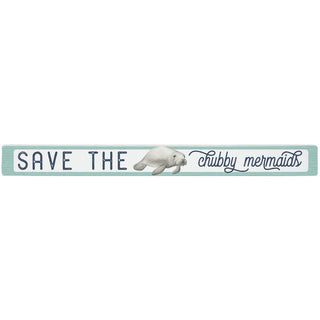 Save the Chubby Mermaids Talking Stick