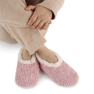 Womens Teddy Bear Fur Slippers