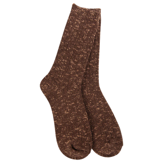 Weekend Cotton Slub Marled Crew Socks