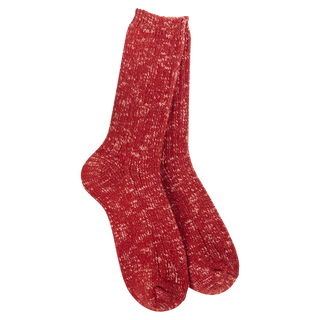 Weekend Cotton Slub Marled Crew Socks