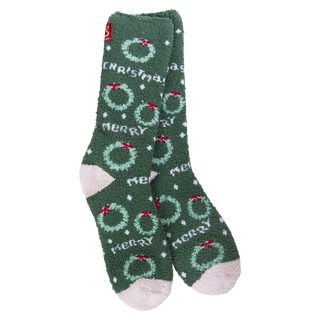Merry Christmas Cozy Crew Socks