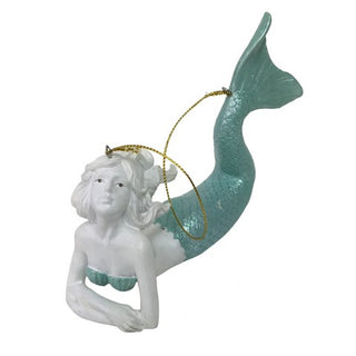 Mermaid Laying Glitter Ornament