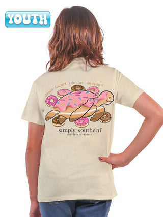 Youth Donut Forget Turtle Tracker Short Sleeve T-Shirt
