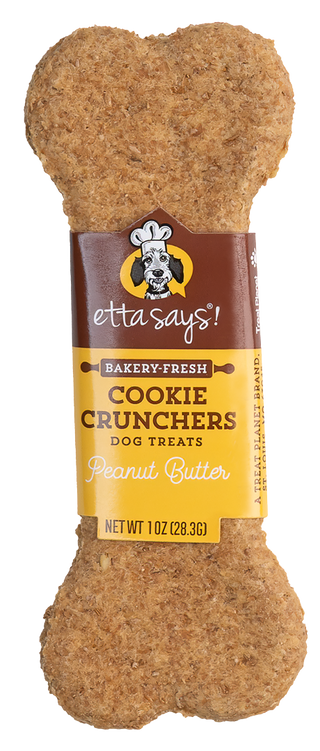 Etta Says! Cookie Crunchers Peanut Butter Dog Treats
