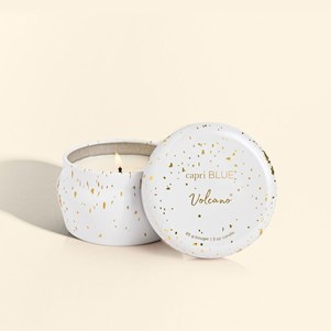 Glimmer Volcano 3 Ounce Mini Tin Candle By Capri Blue