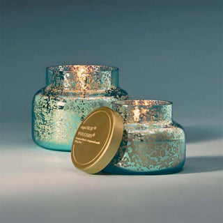 Volcano Aqua Opaline Petite 8 Ounce Jar Candle By Capri Blue
