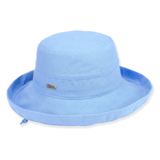 Staying Cool Up Brim Linen Hat
