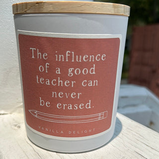 Influence Teacher Vanilla Scented Candle