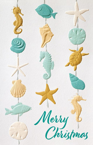 Coastal Garland Boxed Cards Set of 16