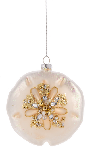 Shiny Sand Dollar Ornament *2 Colors*