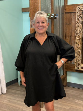 Asking Now Dress In Black