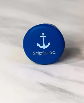 Slogan Cap - Navy Blue - Shipfaced