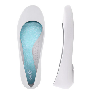 Taylor Matte Ballet Flats in Pebble