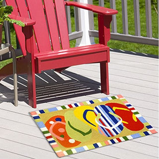 MULTI-COLORED SANDALS  20 X 30