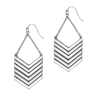 Metal Chevron Earring