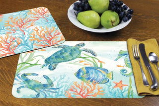 Sea Life Serenade Reversible Plastic Placemat