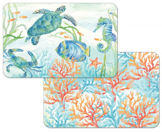 Sea Life Serenade Reversible Plastic Placemat