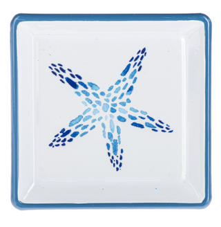Enamel Starfish Trinket Dish Assorted