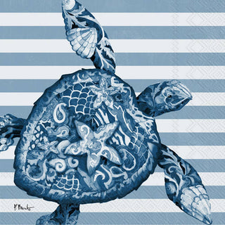 Paper Cocktail Napkins Pack Of 20 Nassau Sea Turtle