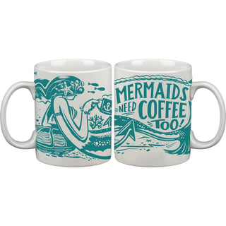 Mermaids Need Coffee Mug