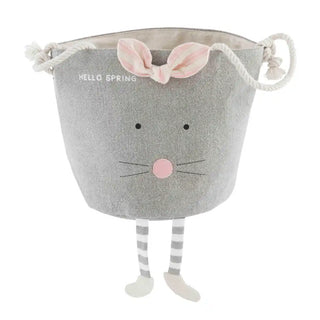 Canvas Bunny Easter Basket *2 Colors*