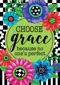 Chose Grace Garden Flag