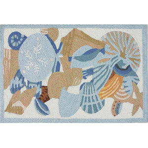 Shells and Coral Rug