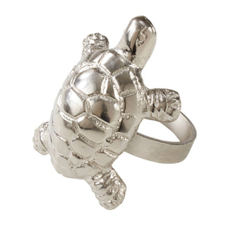 Turtle Napkin Ring: Silver