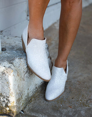 Corky's Women's Glow Up Ankle Bootie - White - Final Sale