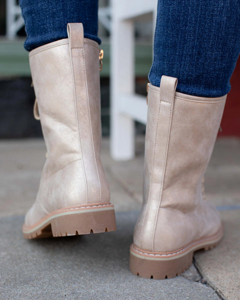 Come And Get It Gold Metallic Bootie-Corky's main image 1