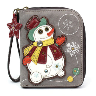 Snowman - Zip Around Wallet