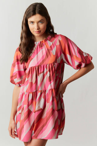 Carmine Babydoll Dress - Final Sale