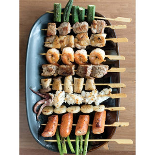 Asian Kitchen Flat Bamboo Skewers