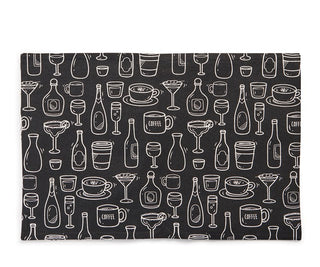 Coffee Until Cocktails Double-Sided Placemat