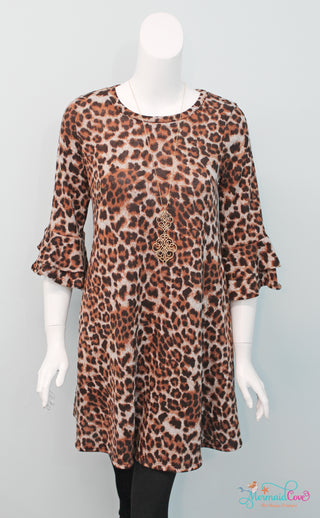 Ava Animal Print Dress