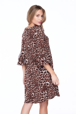 Ava Animal Print Dress