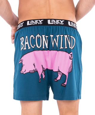 Bacon Wind Men's Pig Funny Boxer
