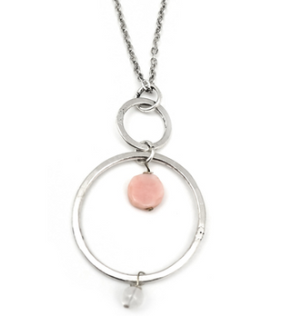 Banjara Necklace with Opal and Quartz