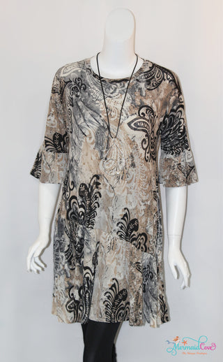 Baroque Ruffled Dress