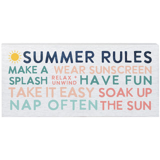Summer Rules Wall Decor
