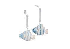 Porcelain Fish Ornament -  2 Assorted