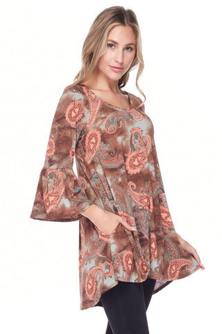 Coral Keepsake Top