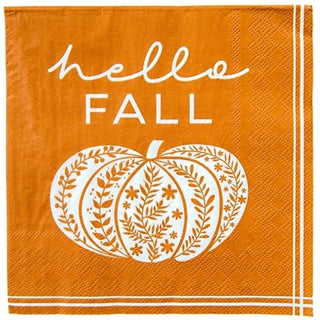 Hello Fall Lunch Napkin