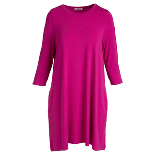 Oh So Soft Fuchsia Red Tunic Dress
