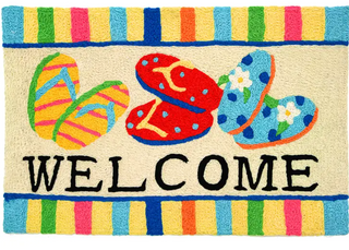 Flip Flop Welcome Rug