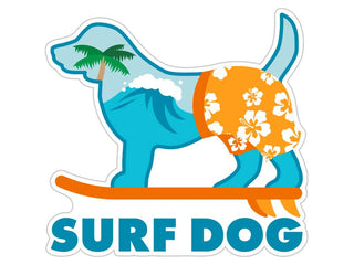 3" Sticker - Surf Dog