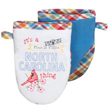 North Carolina Embroidered Grabber Mitt