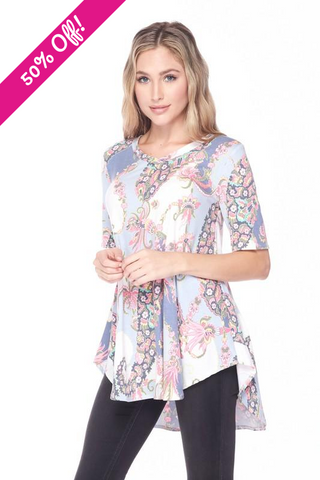 Darling Paisley Top