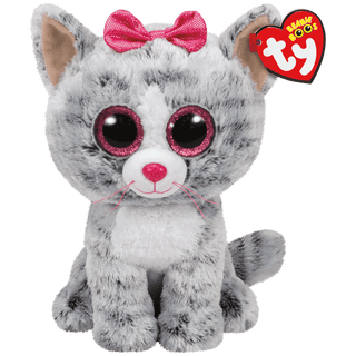 Kiki Grey Medium Cat Plush
