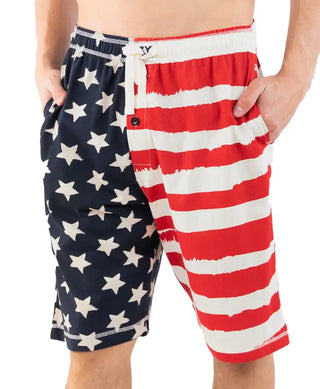 Stars & Stripes Men's Pajama Shorts